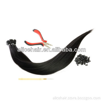 Best quality indian remy i tip fusion hair extension